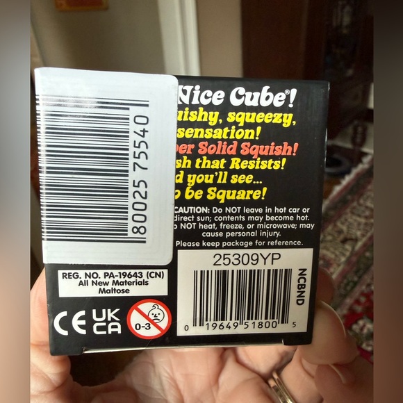 Nee Doh Nice Cube Super Solid Squish Pink TikTok popular! - Picture 5 of 5